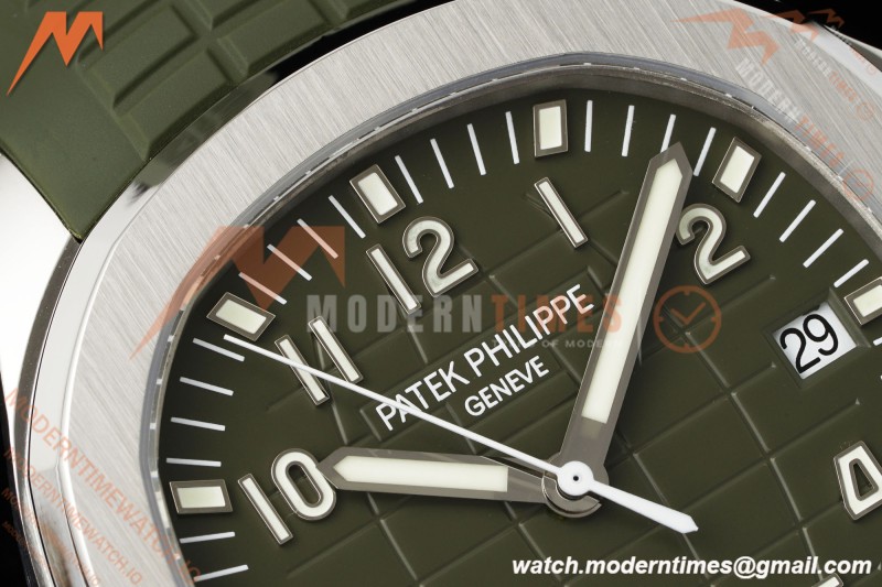 Patek Philippe - Aquanaut 5168G Gain Weight 42mm SS/RU Green Grn/Num DDF DD330