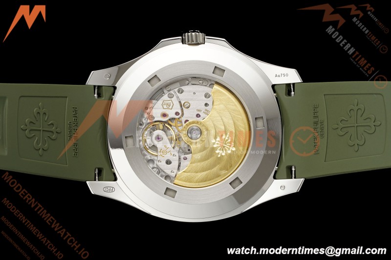 Patek Philippe - Aquanaut 5168G Gain Weight 42mm SS/RU Green Grn/Num DDF DD330