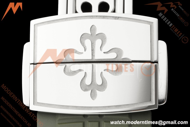 Patek Philippe - Aquanaut 5168G Gain Weight 42mm SS/RU Green Grn/Num DDF DD330