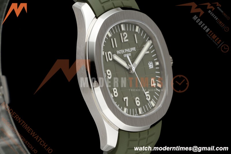 Patek Philippe - Aquanaut 5168G Gain Weight 42mm SS/RU Green Grn/Num DDF DD330