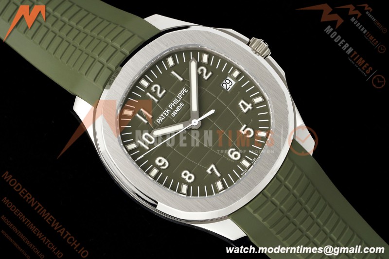 Patek Philippe - Aquanaut 5168G Gain Weight 42mm SS/RU Green Grn/Num DDF DD330