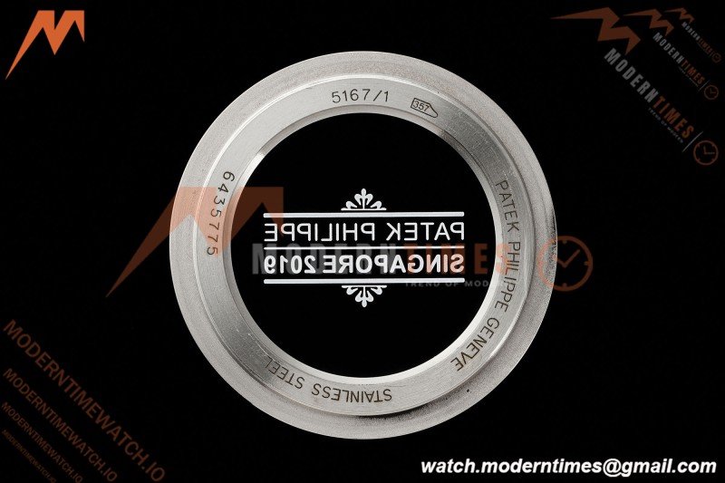 Patek Philippe - Aquanaut 40mm 5167A SS/RED/RU Grey Dial DDF DD330