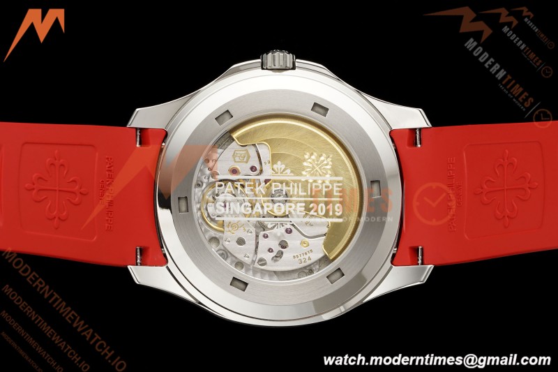 Patek Philippe - Aquanaut 40mm 5167A SS/RED/RU Grn/Num DDF DD324