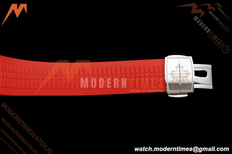 Patek Philippe - Aquanaut 40mm 5167A SS/RED/RU Grn/Num DDF DD324