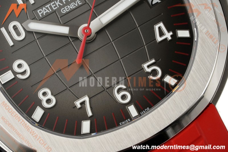 Patek Philippe - Aquanaut 40mm 5167A SS/RED/RU Grn/Num DDF DD324