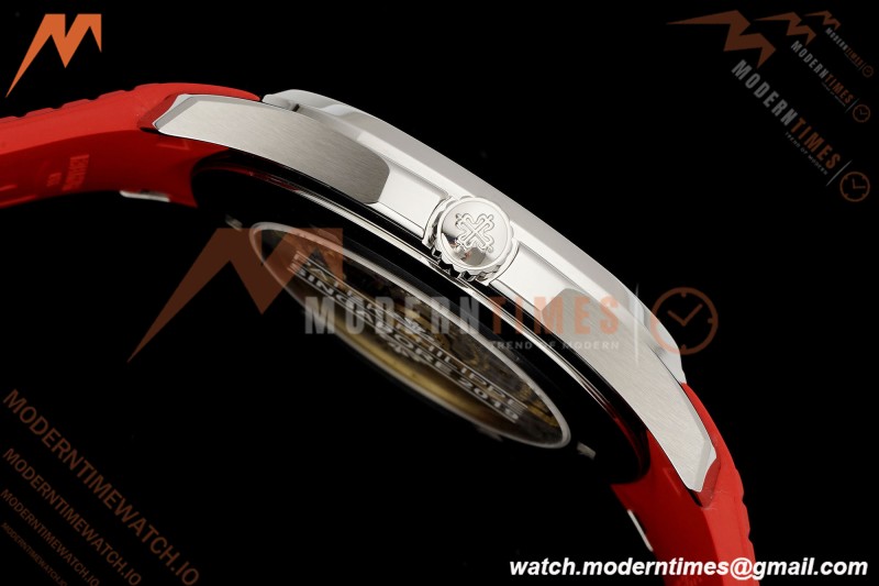 Patek Philippe - Aquanaut 40mm 5167A SS/RED/RU Grn/Num DDF DD324