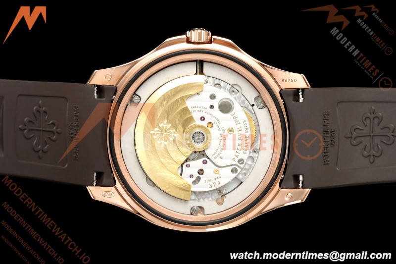 Patek Philippe - Aquanaut 40mm 5167R Gain Weight RG/RU Brn/Num DDF DD324