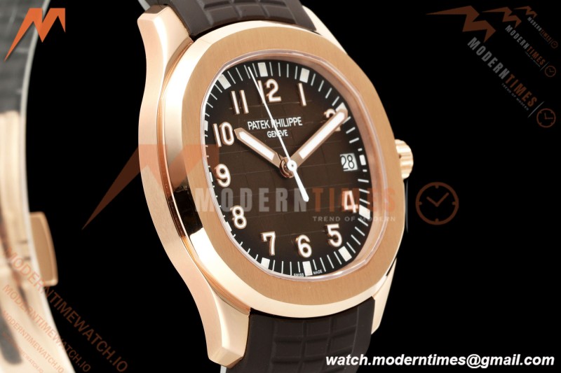 Patek Philippe - Aquanaut 40mm 5167R Gain Weight RG/RU Brn/Num DDF DD330