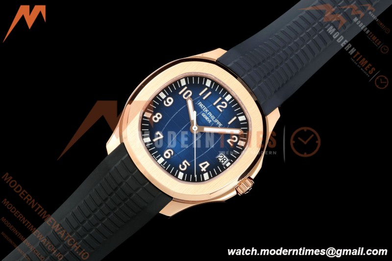 Patek Philippe - Aquanaut 40mm 5167R Gain Weight RG/RU Blu/Num DDF DD324
