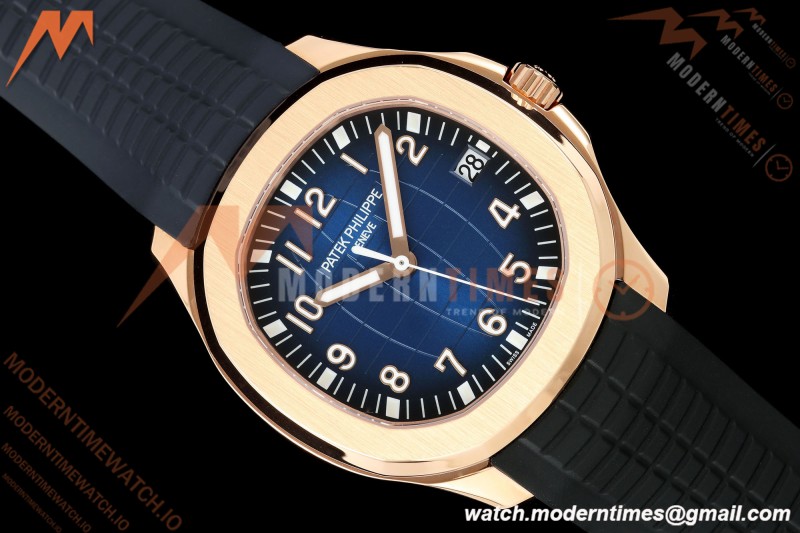 Patek Philippe - Aquanaut 40mm 5167R Gain Weight RG/RU Blu/Num DDF DD324