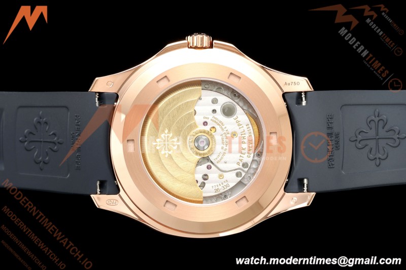 Patek Philippe - Aquanaut 40mm 5167R Gain Weight RG/RU Blu/Num DDF DD330 | 파텍 필립 - 아쿠아넛 40mm 5167R 게인 웨이트 RG/RU 블루/넘버 DDF DD330