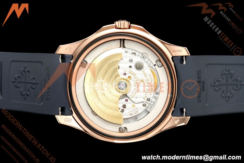 Patek Philippe - Aquanaut 40mm 5167R Gain Weight RG/RU Blu/Num DDF DD330 | 파텍 필립 - 아쿠아넛 40mm 5167R 게인 웨이트 RG/RU 블루/넘버 DDF DD330