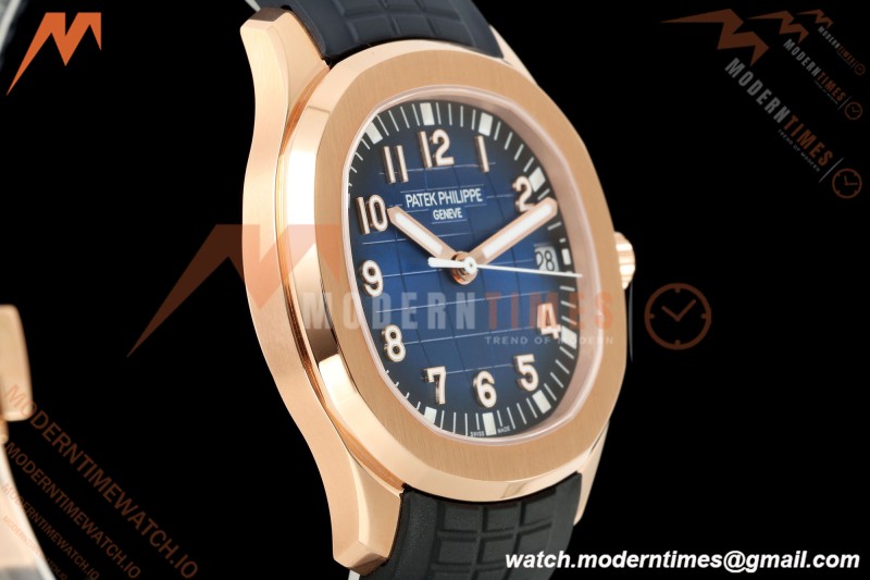 Patek Philippe - Aquanaut 40mm 5167R Gain Weight RG/RU Blu/Num DDF DD330 | 파텍 필립 - 아쿠아넛 40mm 5167R 게인 웨이트 RG/RU 블루/넘버 DDF DD330