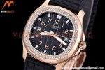 Patek Philippe - Aquanaut Lady 5068R 36mm Diamond RG/RU Black PPF Swiss Qtz