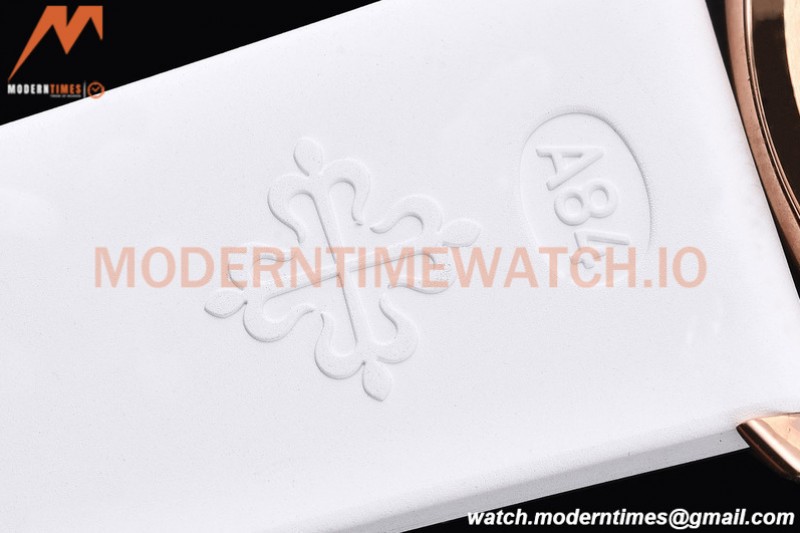 Patek Philippe - Aquanaut Lady 5068R 36mm Diamond RG/RU White PPF A324