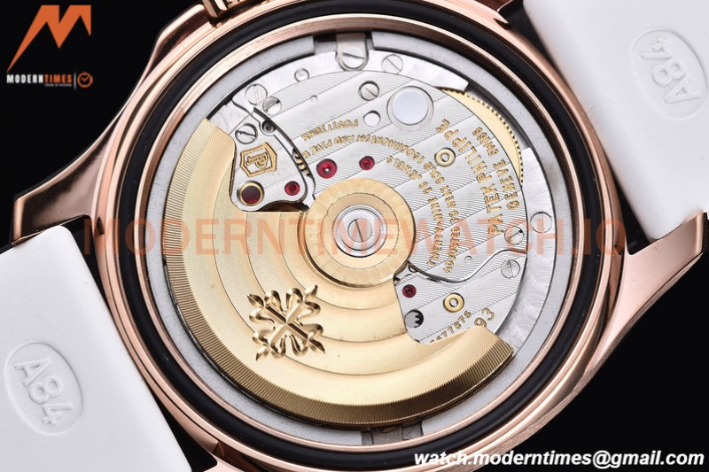 Patek Philippe - Aquanaut Lady 5068R 36mm Diamond RG/RU White PPF A324