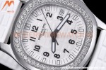 Patek Philippe - Aquanaut Lady 5067A 36mm Diamond SS/RU White PPF A324