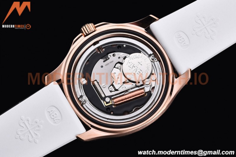 Patek Philippe - Aquanaut Lady 5068R 36mm Diamond RG/RU White PPF Swiss Quartz