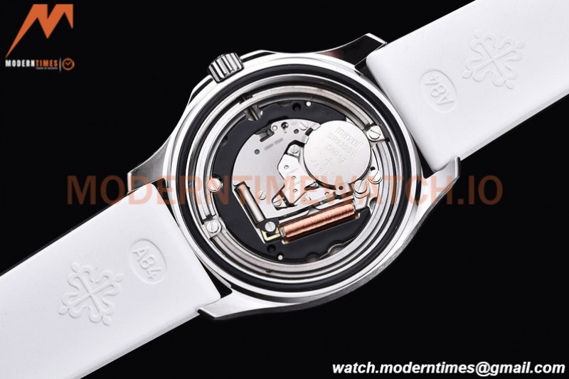 Patek Philippe - Aquanaut Lady 5067A 36mm Diamond SS/RU White PPF Swiss Quartz
