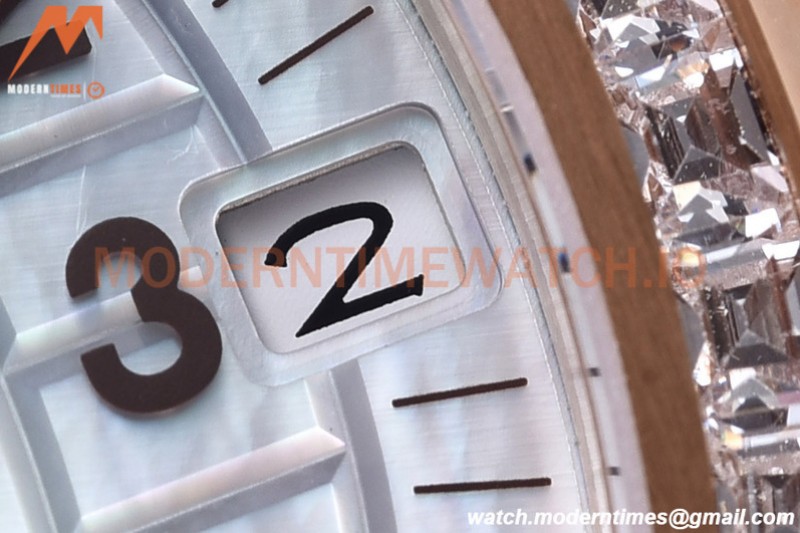 Patek Philippe - Aquanaut Lady 5072R 36mm Diamond RG/RU MOP PPF A324
