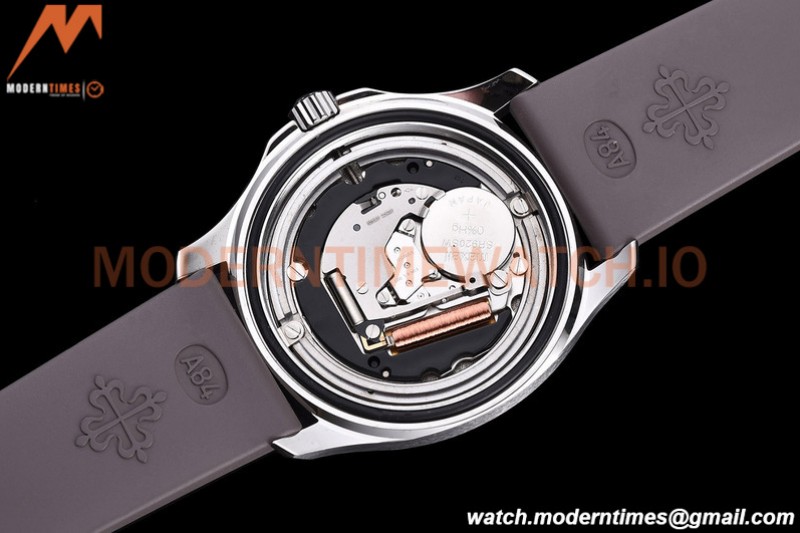 Patek Philippe - Aquanaut Lady 5067A 36mm Diamond SS/RU Brown PPF Swiss Quartz