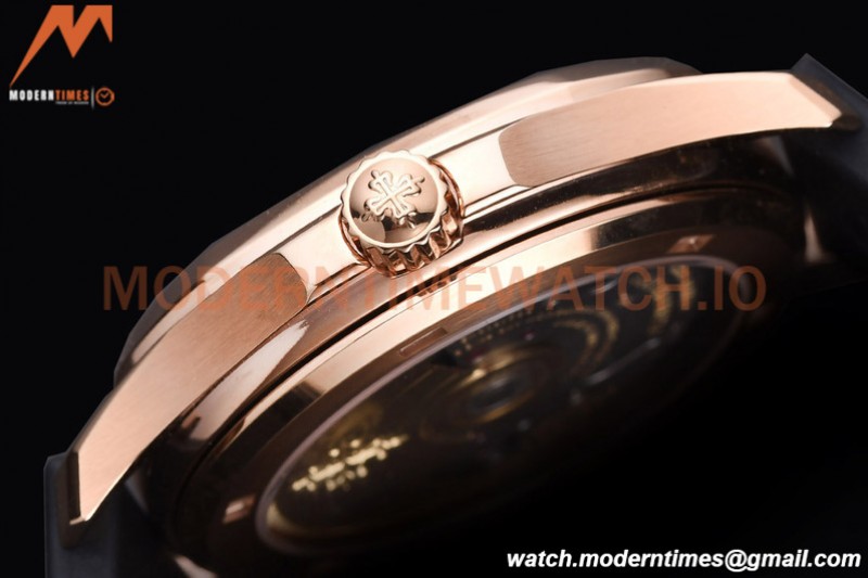 Patek Philippe - Aquanaut Lady 5068R 36mm Diamond RG/RU White PPF A324