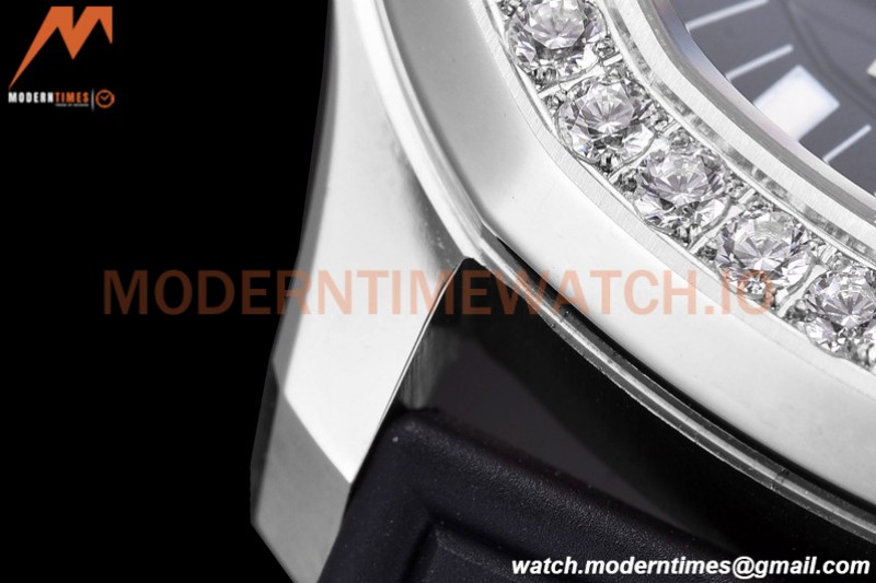 Patek Philippe - Aquanaut Lady 5067A 36mm Diamond SS/RU White PPF A324