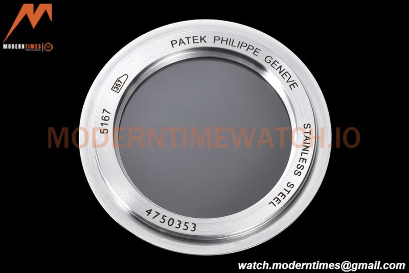 Patek Philippe - Aquanaut 5167A 40mm SS/SS Blk/Num ZF V3 A324