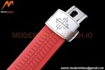 Patek Philippe - Aquanaut 5167A 40mm SGP Edn SS/Red RU Blk/Num ZF V3 A324