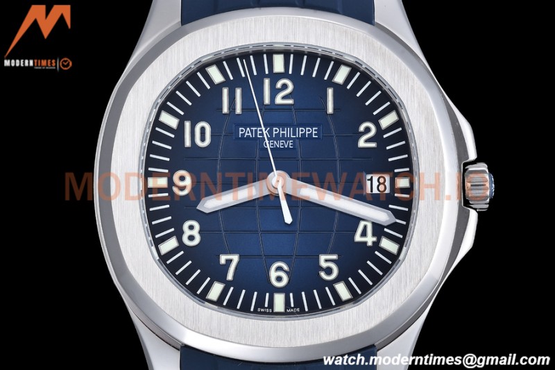Patek Philippe - Aquanaut 5168G 42mm SS/Blue RU Blue/Num ZF V3 A324