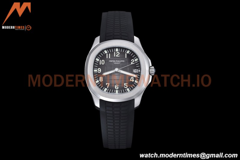 Patek Philippe - Aquanaut 5165A 38.5mm SS/RU Blk/Num ZF V3 A324