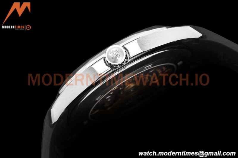 Patek Philippe - Aquanaut 5165A 38.5mm SS/RU Blk/Num ZF V3 A324