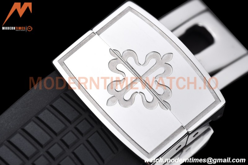 Patek Philippe - Aquanaut 5165A 38.5mm SS/RU Blk/Num ZF V3 A324