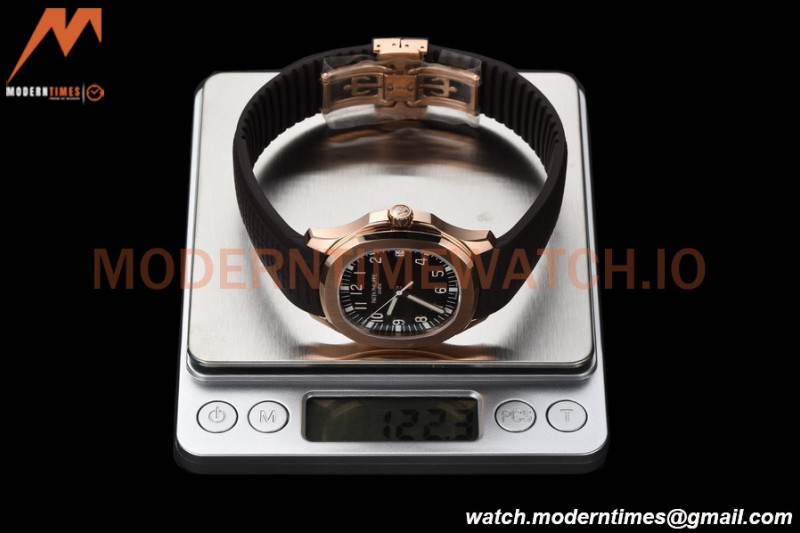 Patek Philippe - Aquanaut 5167R 40mm Tungsten Gain Weight RG/RU Brown/Num CTF A324