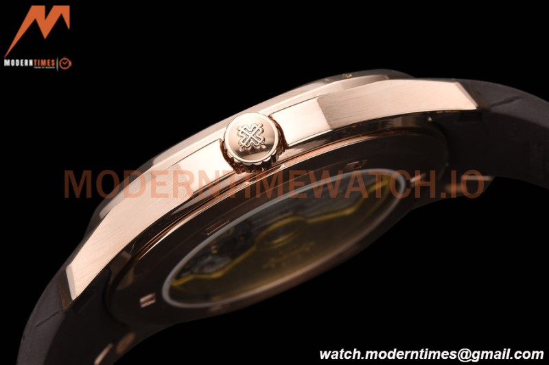 Patek Philippe - Aquanaut 5167R 40mm Tungsten Gain Weight RG/RU Brown/Num CTF A324