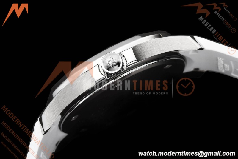 Patek Philippe - Aquanaut 5267 38.8mm SS/RU Dia/Num White Dial ZF Swiss Qtz | 파텍 필립 - 아쿠아넛 5267 38.8mm SS/RU 직경/숫자 화이트 다이얼 ZF 스위스 Qtz