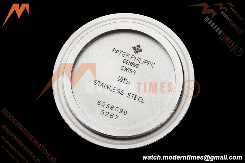 Patek Philippe - Aquanaut 5267 38.8mm SS/RU Dia/Num White Dial ZF Swiss Qtz | 파텍 필립 - 아쿠아넛 5267 38.8mm SS/RU 직경/숫자 화이트 다이얼 ZF 스위스 Qtz