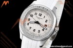Patek Philippe - Aquanaut 5267 38.8mm SS/RU Dia/Num White Dial ZF Swiss Qtz | 파텍 필립 - 아쿠아넛 5267 38.8mm SS/RU 직경/숫자 화이트 다이얼 ZF 스위스 Qtz