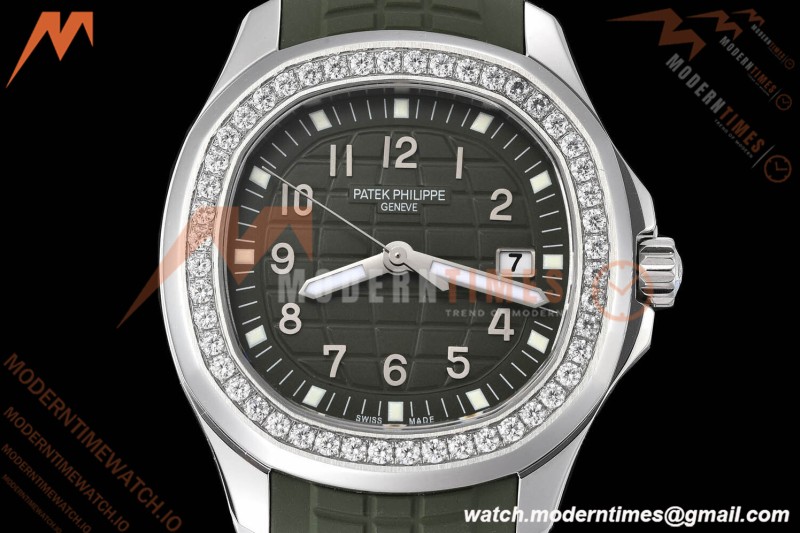 Patek Philippe - Aquanaut 5267 38.8mm SS/RU Dia/Num Green Dial ZF Swiss Qtz