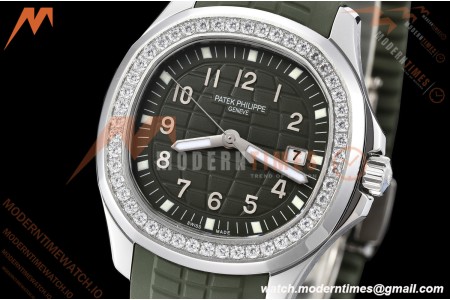 Patek Philippe - Aquanaut 5267 38.8mm SS/RU Dia/Num Green Dial ZF Swiss Qtz