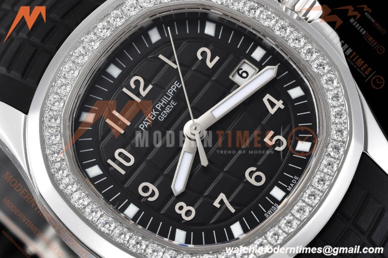 Patek Philippe - Aquanaut 5267 38.8mm SS/RU Dia/Num Black Dial ZF Swiss Qtz