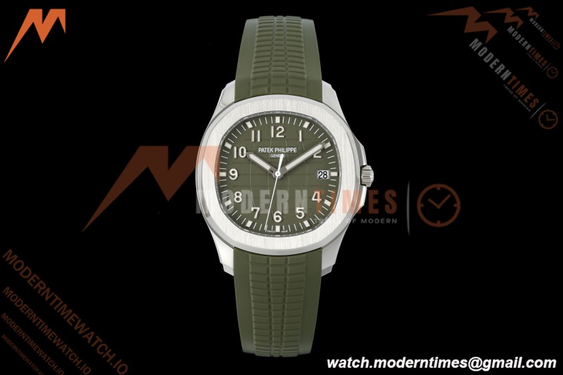 Patek Philippe - Aquanaut 5168G Gain Weight 42mm SS/RU Avocado Green Dial APW A324 | 파텍 필립 - 아쿠아넛 5168G 게인 웨이트 42mm SS/RU 아보카도 그린 다이얼 APW A324