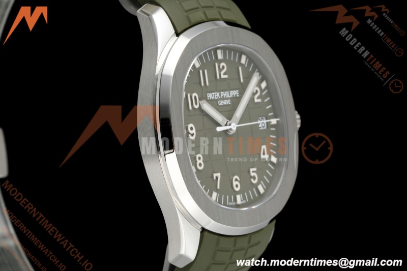 Patek Philippe - Aquanaut 5168G Gain Weight 42mm SS/RU Avocado Green Dial APW A324 | 파텍 필립 - 아쿠아넛 5168G 게인 웨이트 42mm SS/RU 아보카도 그린 다이얼 APW A324