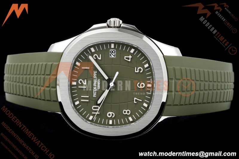Patek Philippe - Aquanaut 5168G Gain Weight 42mm SS/RU Avocado Green Dial APW A324 | 파텍 필립 - 아쿠아넛 5168G 게인 웨이트 42mm SS/RU 아보카도 그린 다이얼 APW A324