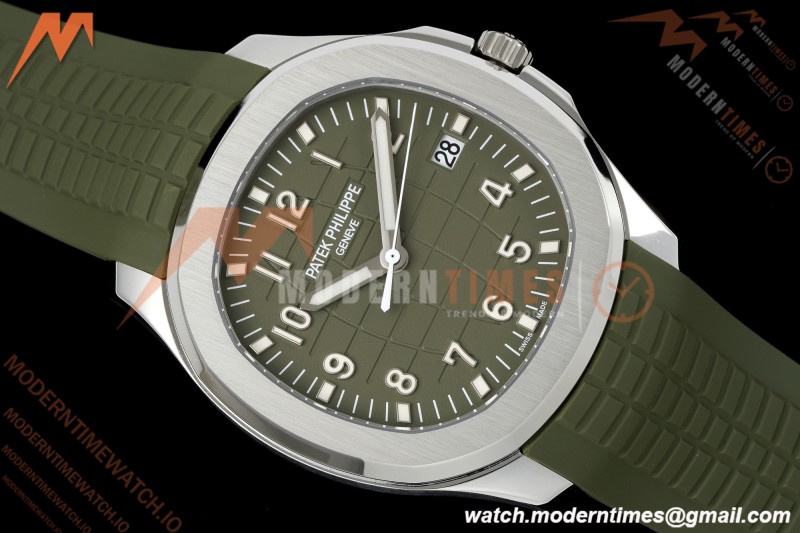 Patek Philippe - Aquanaut 5168G Gain Weight 42mm SS/RU Avocado Green Dial APW A324 | 파텍 필립 - 아쿠아넛 5168G 게인 웨이트 42mm SS/RU 아보카도 그린 다이얼 APW A324