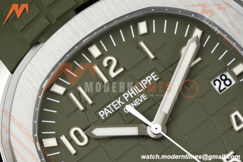 Patek Philippe - Aquanaut 5168G Gain Weight 42mm SS/RU Avocado Green Dial APW A324 | 파텍 필립 - 아쿠아넛 5168G 게인 웨이트 42mm SS/RU 아보카도 그린 다이얼 APW A324