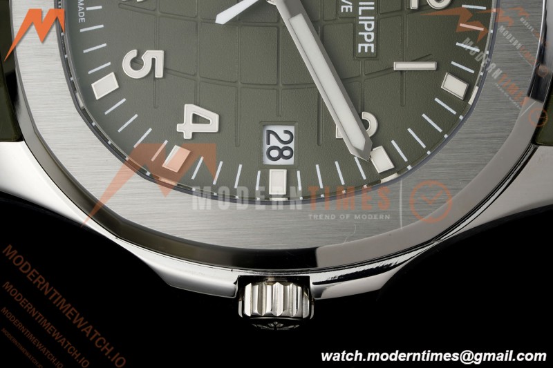 Patek Philippe - Aquanaut 5168G Gain Weight 42mm SS/RU Avocado Green Dial APW A324 | 파텍 필립 - 아쿠아넛 5168G 게인 웨이트 42mm SS/RU 아보카도 그린 다이얼 APW A324