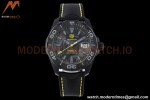 Tag Heuer - Aquaracer Caliber 5 41mm PVD/NY Carbon Black/Yelw TARF SW200