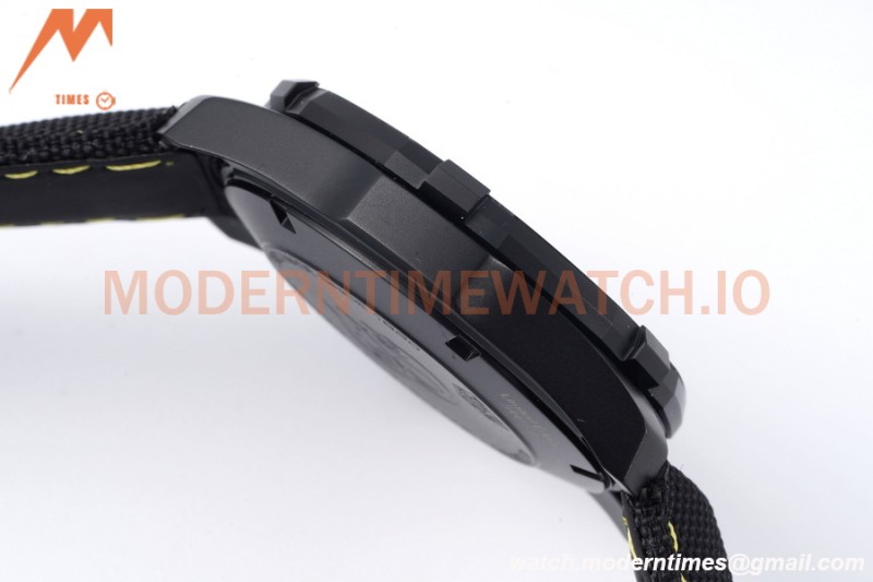 Tag Heuer - Aquaracer Caliber 5 41mm PVD/NY Carbon Black/Yelw TARF SW200