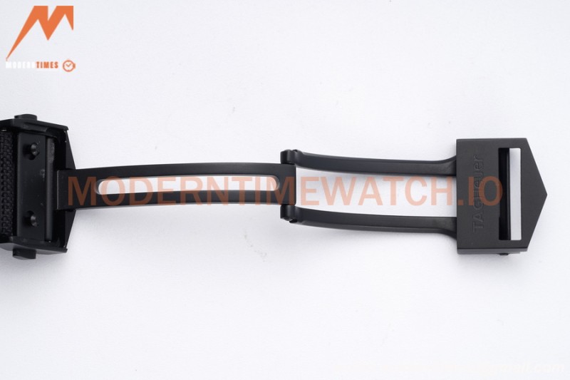 Tag Heuer - Aquaracer Caliber 5 41mm PVD/NY Carbon Black/Yelw TARF SW200